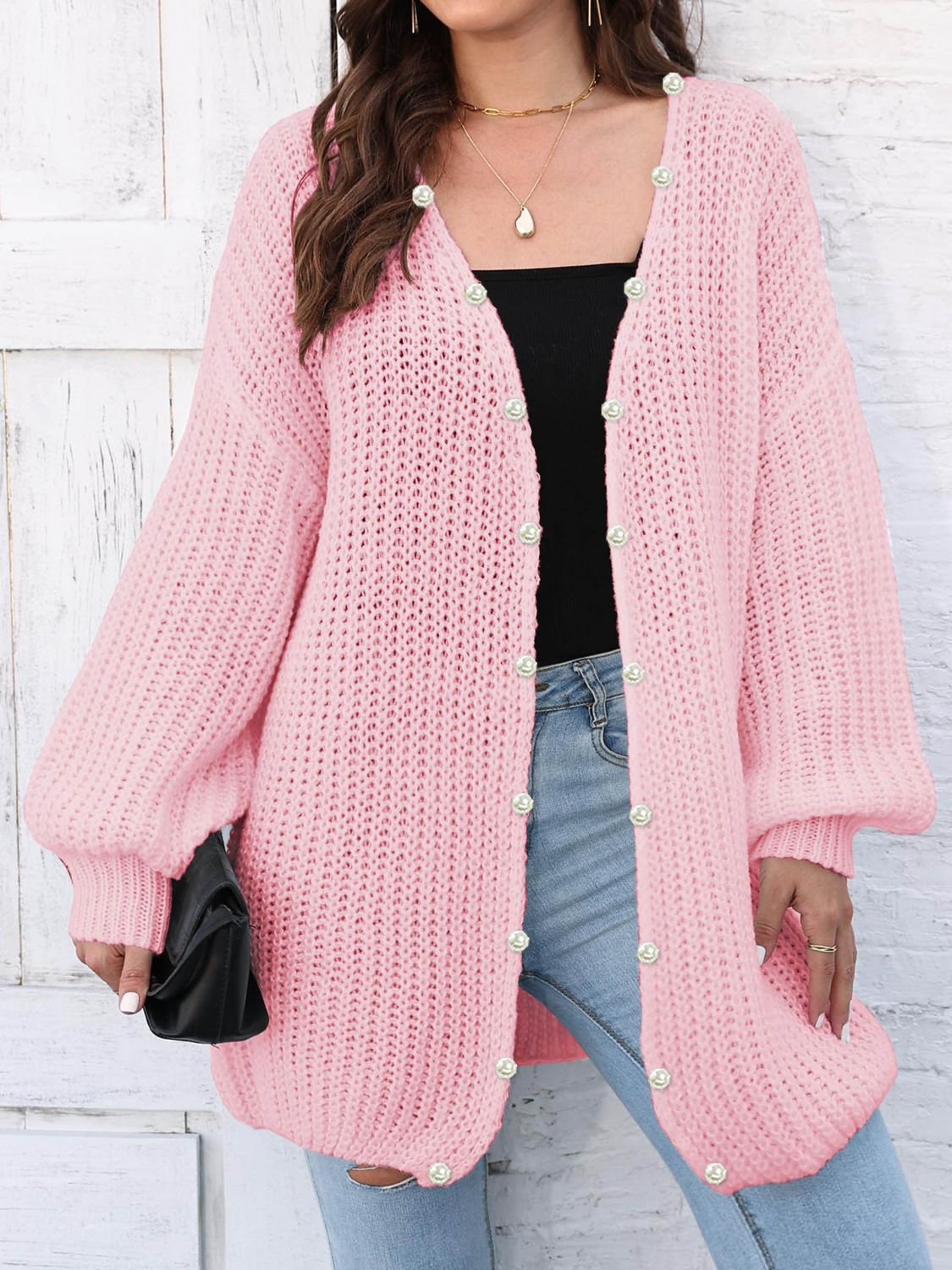 Open Front Long Sleeve Cardigan - Charming Charlie