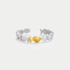 925 Sterling Silver Fish Open Ring - Charming Charlie