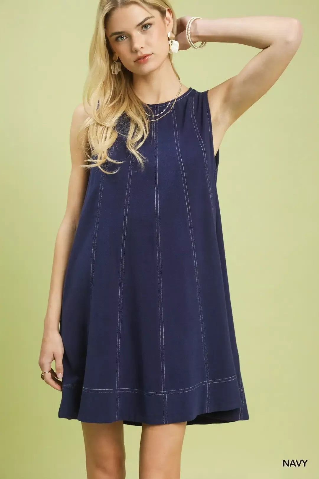 Umgee Linen Sleeveless Swing Dress Charming Charlie Umgee Linen Sleeveless Swing Dress Charming Charlie