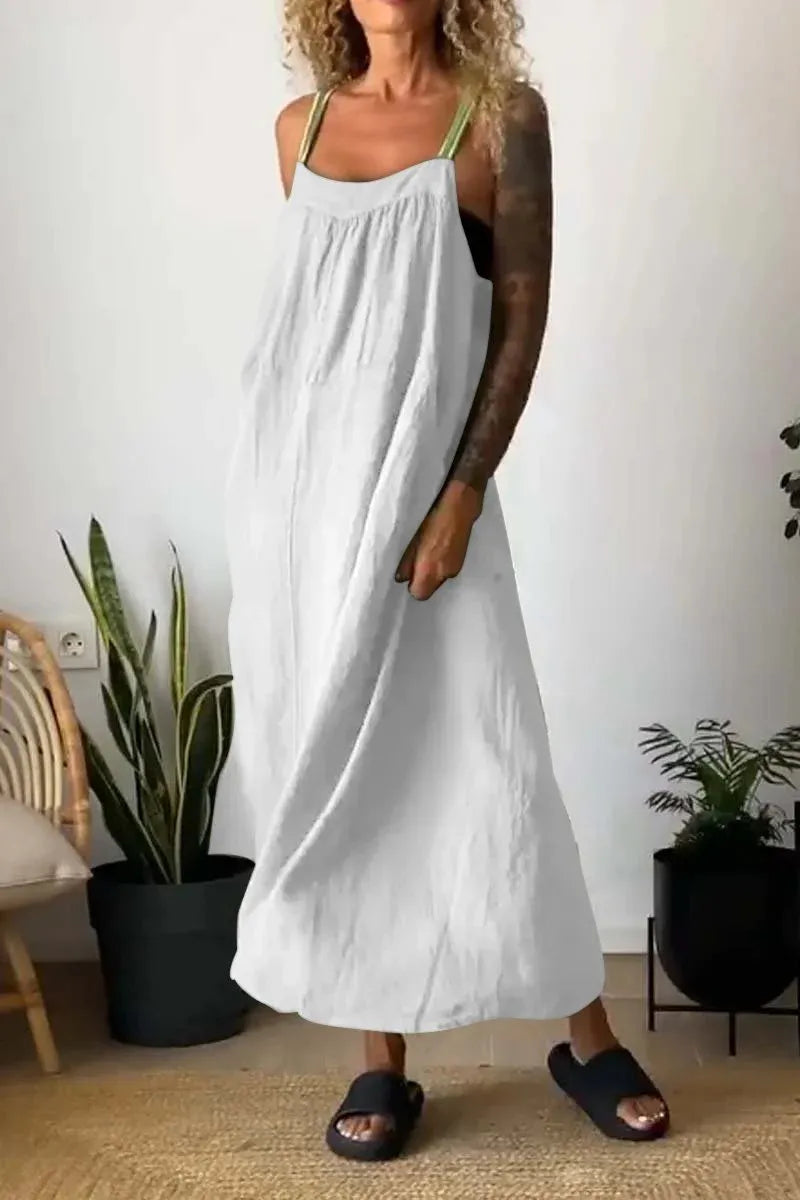 cami maxi dress plus size Full Size Ruched Cami Maxi Dress with Pockets Plus Size – Charming Charlie