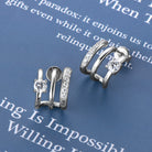 Moissanite 925 Sterling Silver Earrings - Charming Charlie