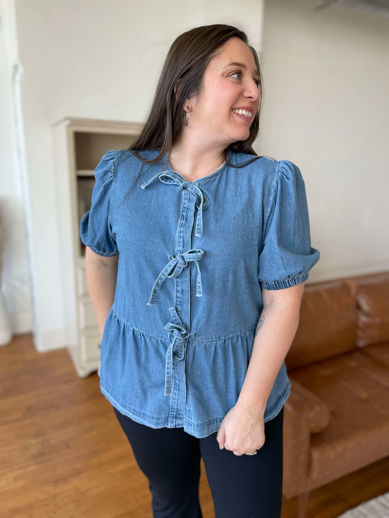 PREORDER: Sweet Escape Peplum Top - Charming Charlie