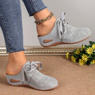 Lace-Up Round Toe Wedge Sandals - Charming Charlie
