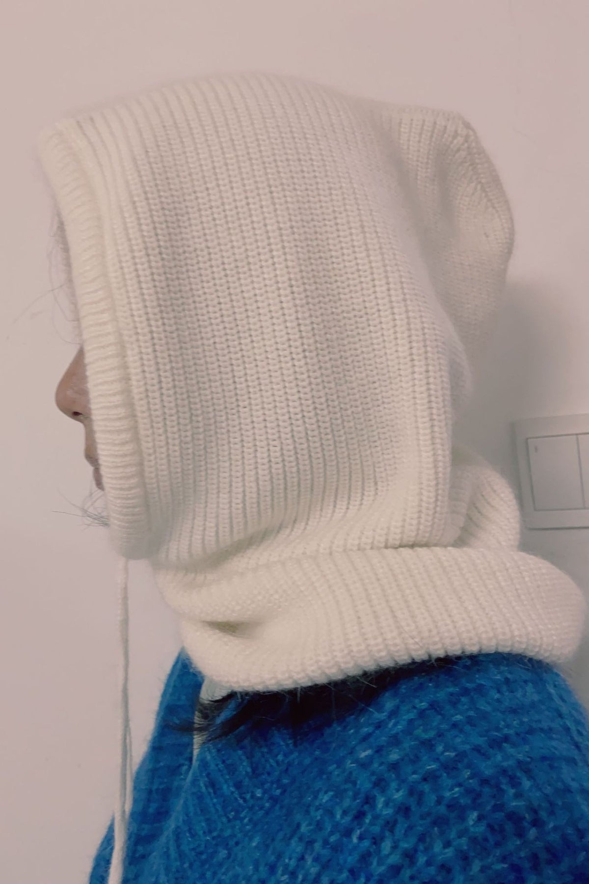 Drawstring Solid Color Thermal Knit Hat - Charming Charlie