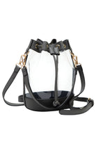 Gray Clear Crossbody Stadium Bucket Bag offers a sleek, transparent design ideal for stadium events and venues with clear bag policies. Its bucket shape provides ample space for essentials while maintaining a compact profile. The adjustable crossbody strap ensures comfortable, hands-free carrying, making it a practical choice for active outings. Crafted for durability and easy visibility, this bag combines functionality with compliance, perfect for those seeking convenience without sacrificing style.