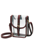 Burgundy Clear Crossbody Stadium Concert Transparent Bag is expertly crafted to comply with venue security standards while offering practical functionality. Its fully transparent design enables swift security checks, and the adjustable crossbody strap provides comfortable, hands-free wear. Made from durable, lightweight materials, this bag is perfect for concerts, sports events, and festivals, ensuring your belongings stay secure and easily accessible throughout the event.