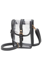 Gray Clear Crossbody Stadium Concert Transparent Bag is expertly crafted to comply with venue security standards while offering practical functionality. Its fully transparent design enables swift security checks, and the adjustable crossbody strap provides comfortable, hands-free wear. Made from durable, lightweight materials, this bag is perfect for concerts, sports events, and festivals, ensuring your belongings stay secure and easily accessible throughout the event.