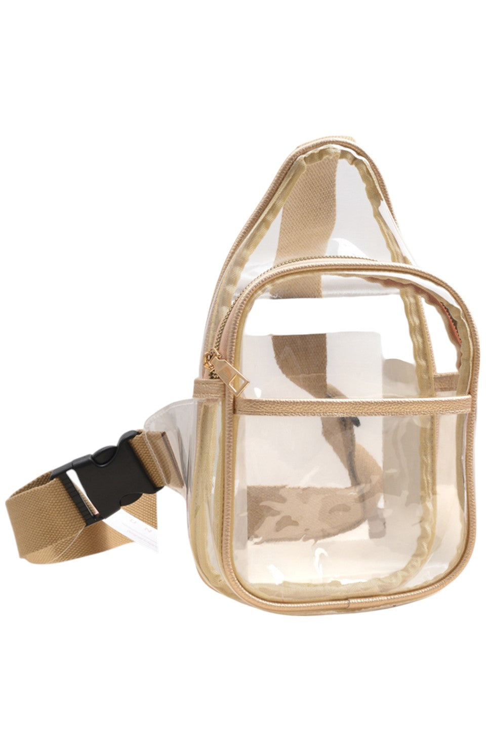 Clear Stadium Concert Sling Bag is expertly crafted to comply with venue security policies, featuring a fully transparent design for effortless inspection. Its compact size and adjustable sling strap provide comfortable, hands-free convenience, perfect for carrying essentials during concerts or sporting events. Made from durable materials, this bag ensures both security and practicality without compromising style.