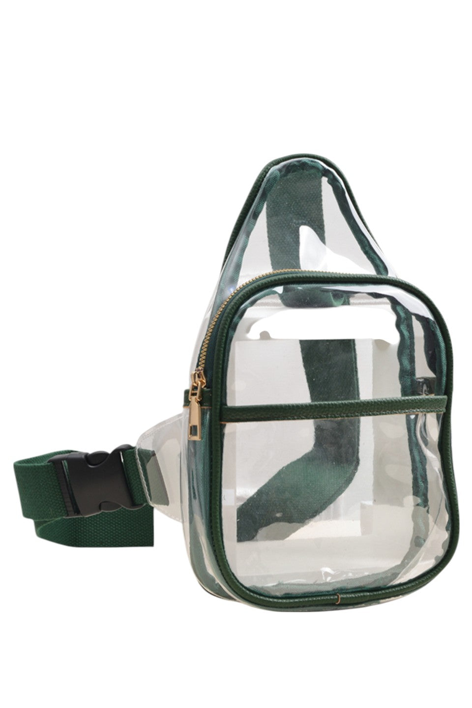 Clear Stadium Concert Sling Bag is expertly crafted to comply with venue security policies, featuring a fully transparent design for effortless inspection. Its compact size and adjustable sling strap provide comfortable, hands-free convenience, perfect for carrying essentials during concerts or sporting events. Made from durable materials, this bag ensures both security and practicality without compromising style.