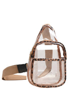 Clear Stadium Concert Sling Bag is expertly crafted to comply with venue security policies, featuring a fully transparent design for effortless inspection. Its compact size and adjustable sling strap provide comfortable, hands-free convenience, perfect for carrying essentials during concerts or sporting events. Made from durable materials, this bag ensures both security and practicality without compromising style.