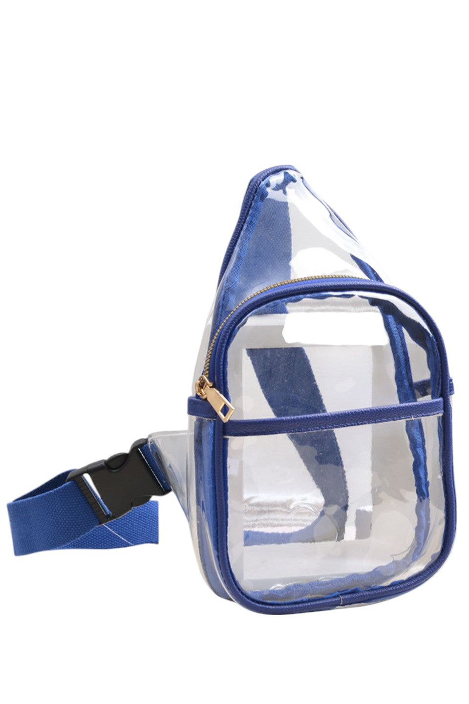 Clear Stadium Concert Sling Bag is expertly crafted to comply with venue security policies, featuring a fully transparent design for effortless inspection. Its compact size and adjustable sling strap provide comfortable, hands-free convenience, perfect for carrying essentials during concerts or sporting events. Made from durable materials, this bag ensures both security and practicality without compromising style.
