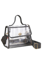 Clear Stadium Crossbody Hand Bag offers a transparent design ideal for quick security checks at events. Its compact size and adjustable strap provide hands-free convenience and comfortable wear. Crafted for durability, this bag combines practicality with style, making it perfect for stadiums, concerts, and everyday use where clear visibility of contents is required.