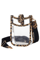 Clear Stadium Crossbody Mini Bag offers a sleek, transparent design ideal for event venues with strict bag policies. Its compact size ensures convenience without sacrificing style, while the adjustable crossbody strap provides comfortable, hands-free wear. Crafted for durability and easy access, this mini bag is perfect for securely carrying essentials at stadiums, concerts, or festivals. 