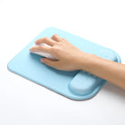 Sky Blue Mouse Pad with Wrist Support - Multitasky