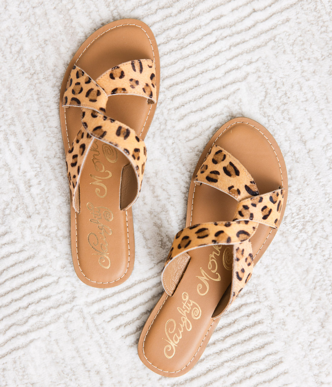 Conga Sandal in Leopard - Charming Charlie