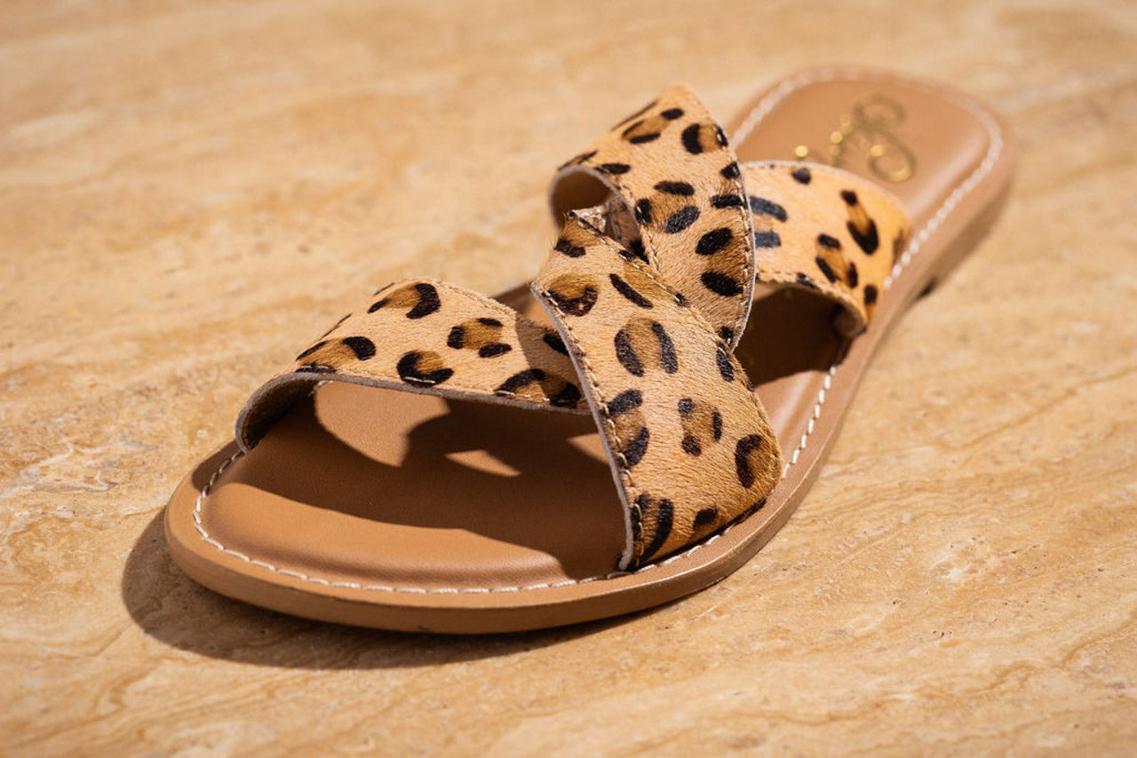 Conga Sandal in Leopard - Charming Charlie