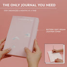 Conquer My Day Hardcover Journal (6 Months Supply, Monthly/Weekly/Daily + Line/Dot Paper) - Designed by Kelly Luc, Limited Edition - Multitasky