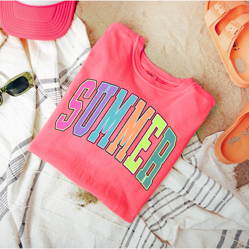Summer Rainbow Graphic Tee - Charming Charlie
