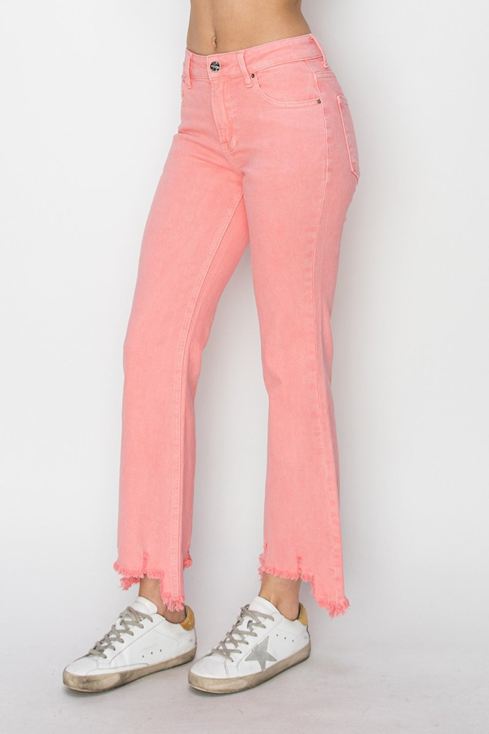 RISEN Raw Hem Bootcut Jeans with Pockets - Charming Charlie