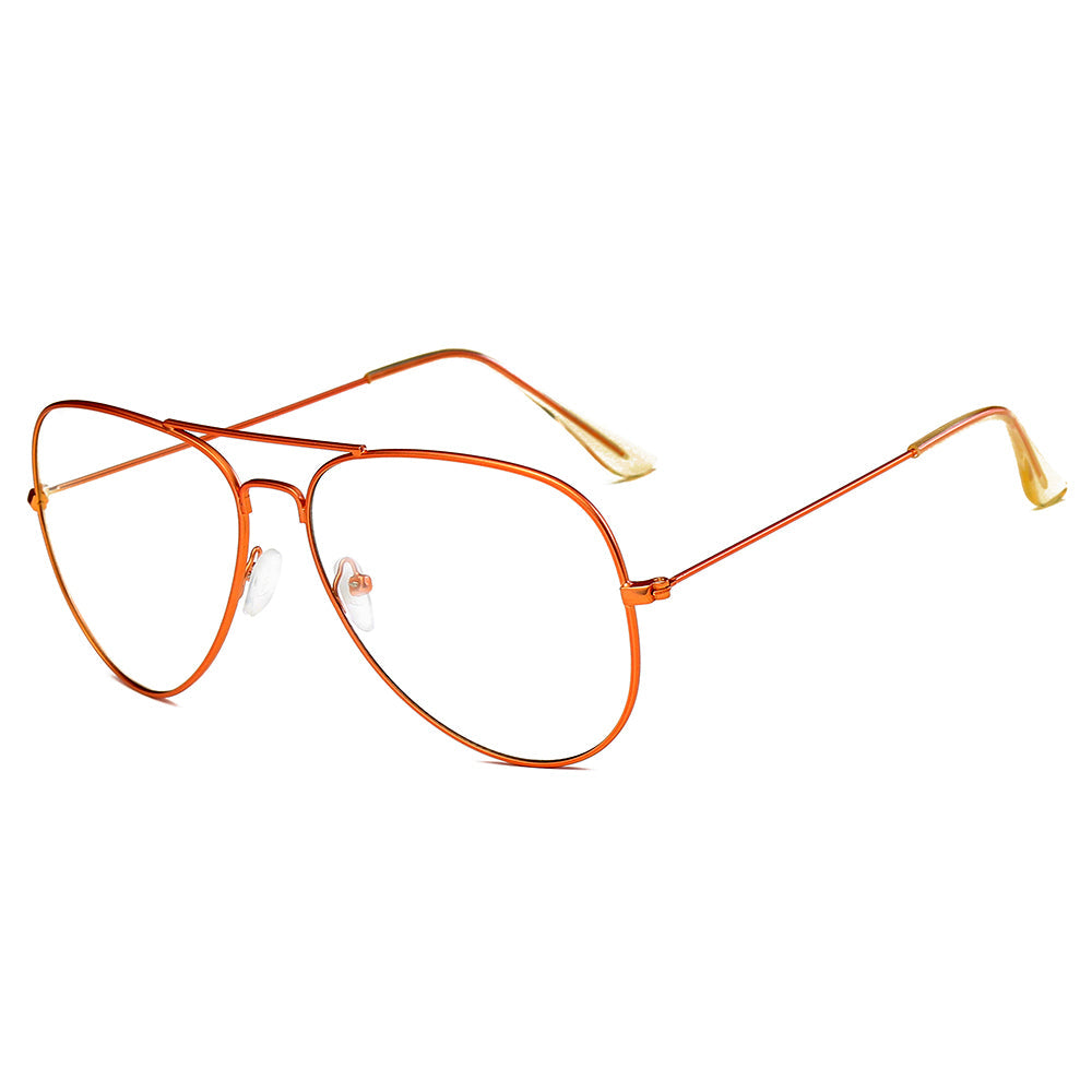 ENID | F1001 - Trendy Aviator Clear Glasses Lens Sun Glasses - Cramilo Eyewear - Stylish Trendy Affordable Sunglasses Clear Glasses Eye Wear Fashion