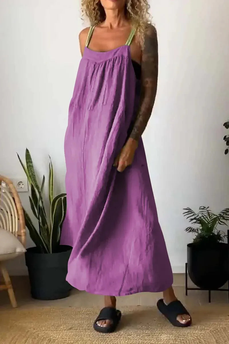 knee length dresses for ladies LuxE9 Lime Vacation Cami Maxi Dress – LuxE9 Boutique main image 1