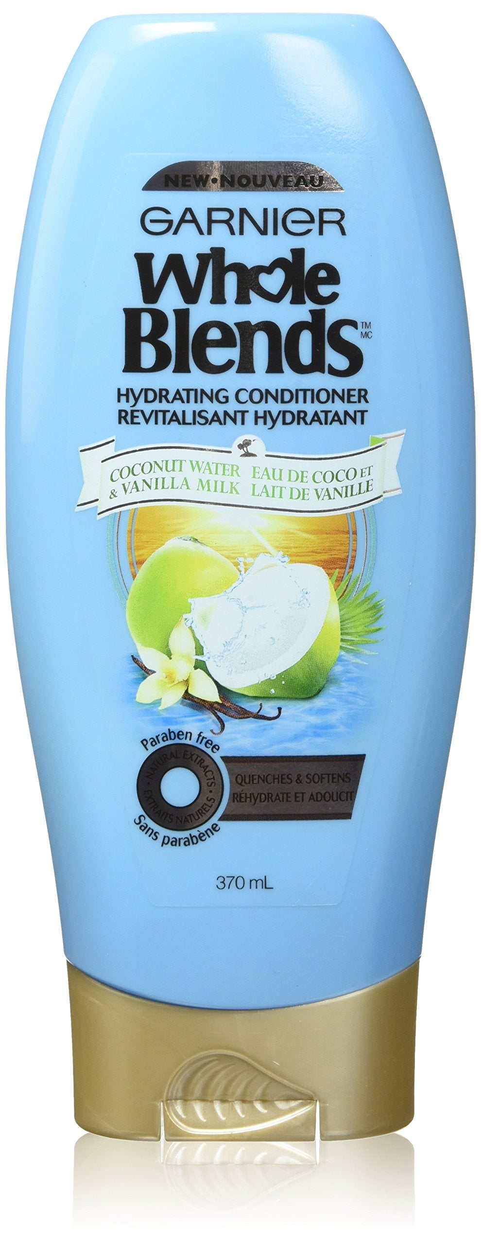 Garnier whole blendsstandard conditionerhydrating coconut water,vanilla milkliquidno paraben - Charming Charlie