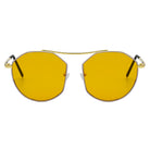 CHOCTAW | S2035 - Women Round Tinted Flat Lens Spectacles Opticals Sunglasses Circle - Cramilo Eyewear - Stylish Trendy Affordable Sunglasses Clear Glasses Eye Wear Fashion