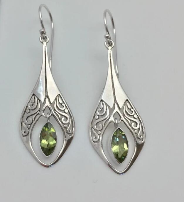 Alloy Rhinestone Cutout Earrings - Charming Charlie