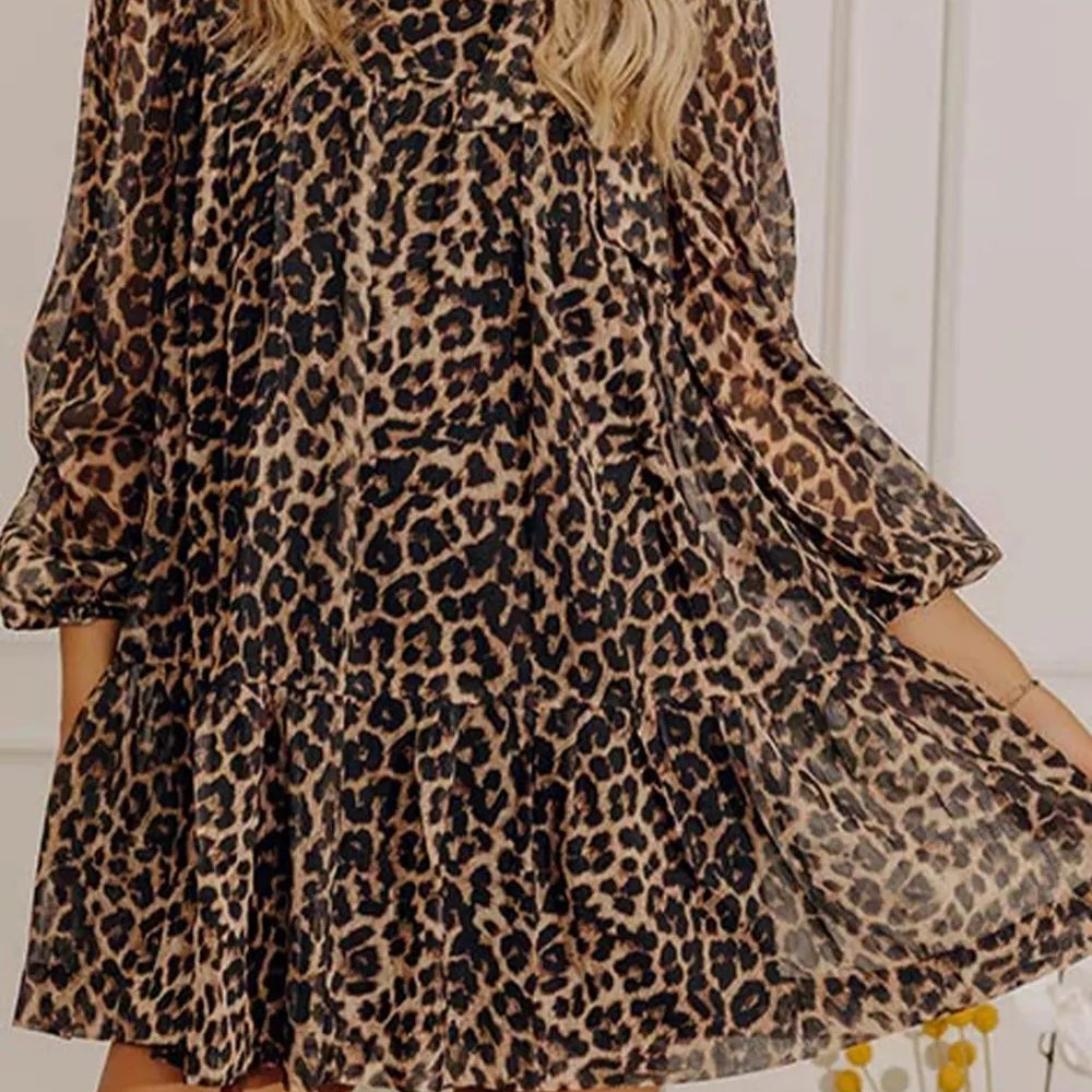long sleeve printed shift dress qucoqpe Women's Long Sleeve A-Line Dress Fashion Floral Print Loose Fit Crew Neck Pleated Floey Midi Shift Dresses