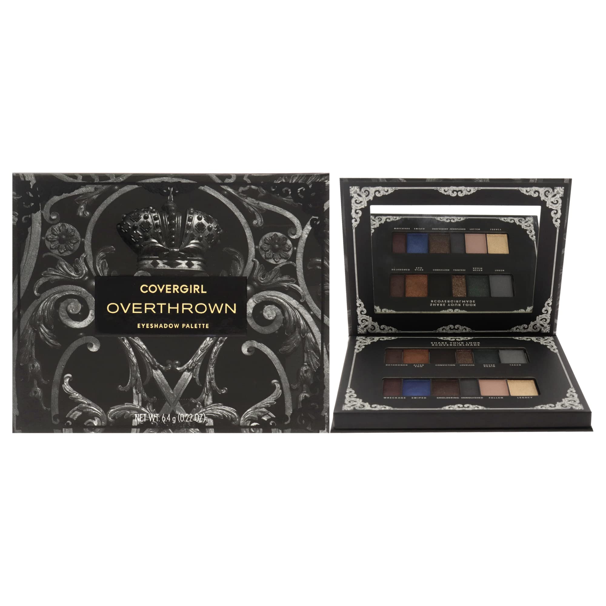 COVERGIRL COVERGIRL eyeshadow palette, overthrown, 6 Fl Ounce - Charming Charlie