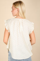Picnic Petal Lace Detail Top - Charming Charlie