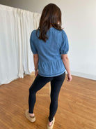 PREORDER: Sweet Escape Peplum Top - Charming Charlie