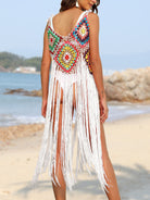 Fringe Spaghetti Strap Cover-Up - Charming Charlie