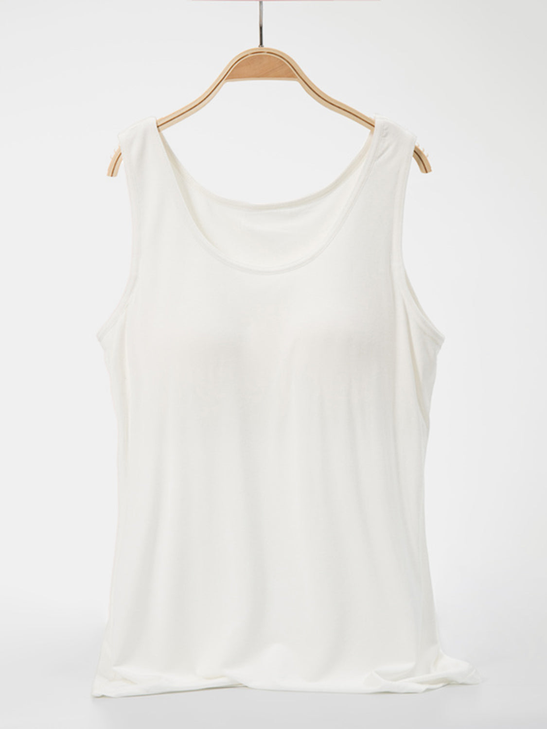 Scoop Neck Wide Strap Tank - Charming Charlie
