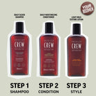 American Crew Men's Shampoo, Daily Silver, Removes Brassy Tones, Naturally Derived, Vegan Formula, 8.4 Fl Oz - Charming Charlie