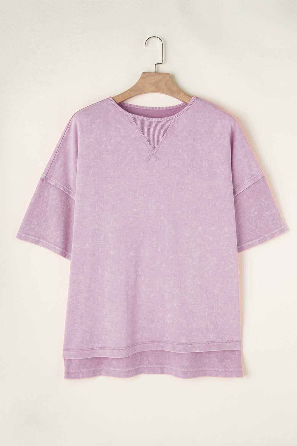 Plus Size Round Neck Half Sleeve T-Shirt - Charming Charlie