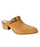 Drancy Western Mule in Tan - Charming Charlie
