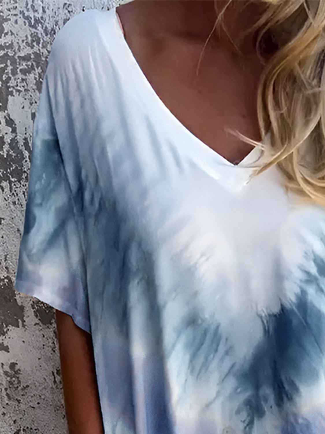 Full Size Pocketed Tie-Dye Short Sleeve Dress Pastel Yellow / 2XL Full Size Pocketed Tie-Dye Short Sleeve Dress Pastel Yellow / 2XL