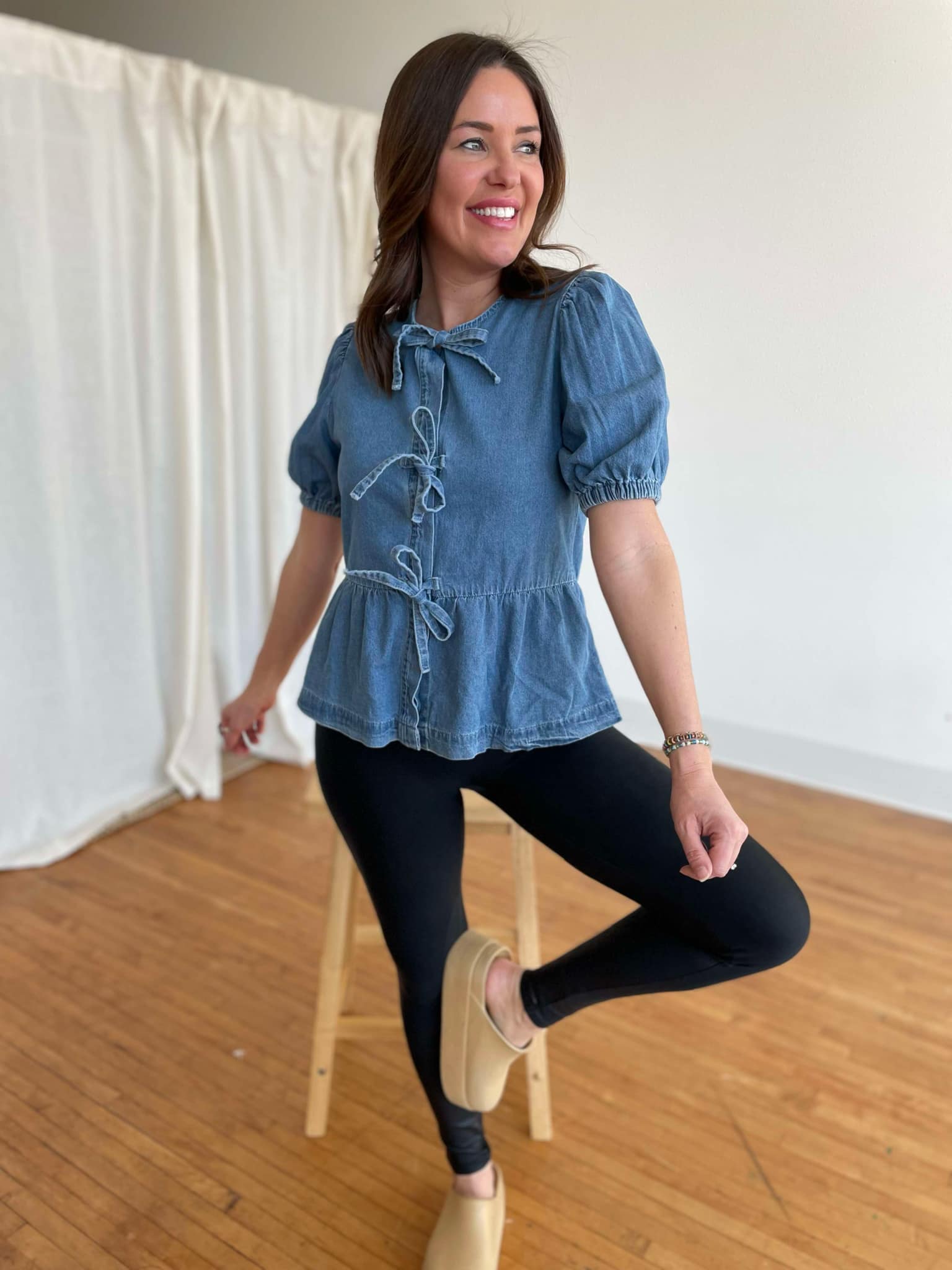 PREORDER: Sweet Escape Peplum Top - Charming Charlie