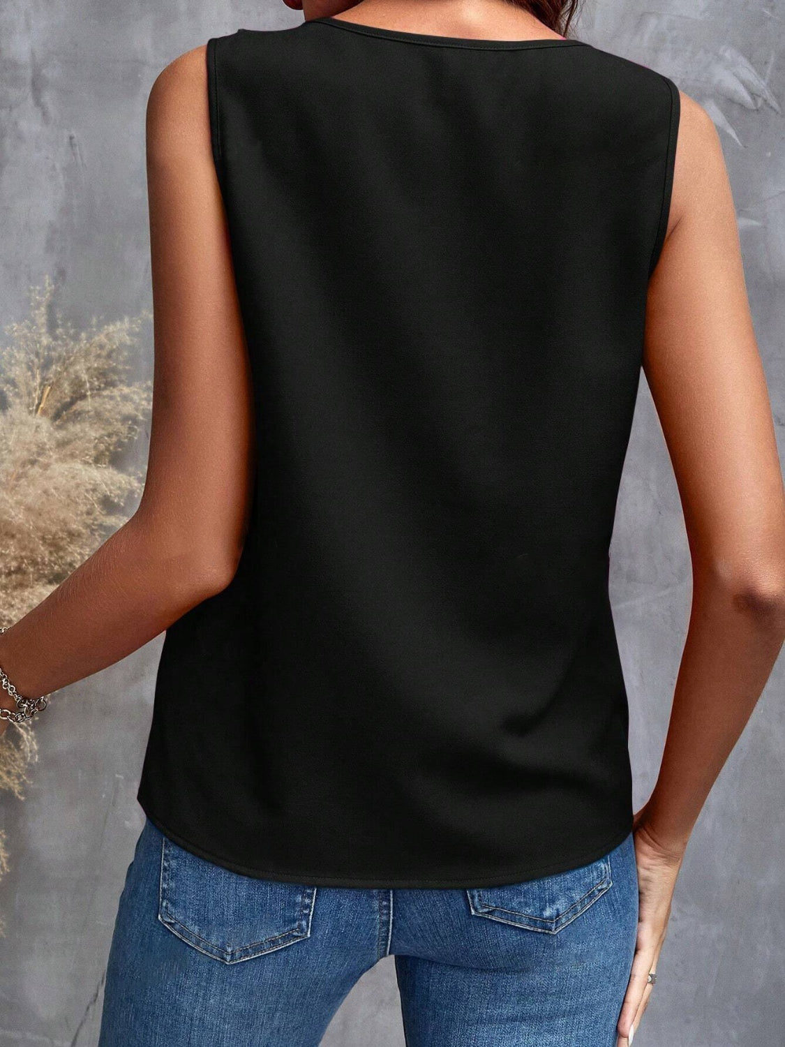 Ruffled V-Neck Tank - Charming Charlie