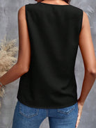 Ruffled V-Neck Tank - Charming Charlie