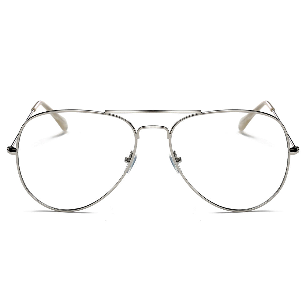 ENID | F1001 - Trendy Aviator Clear Glasses Lens Sun Glasses - Cramilo Eyewear - Stylish Trendy Affordable Sunglasses Clear Glasses Eye Wear Fashion