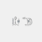 Moissanite 925 Sterling Silver Earrings - Charming Charlie