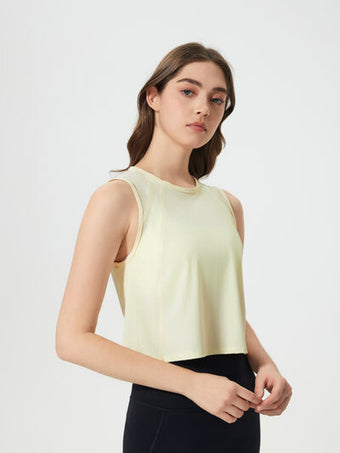 Millennia Crisscross Round Neck Active Tank main image 1
