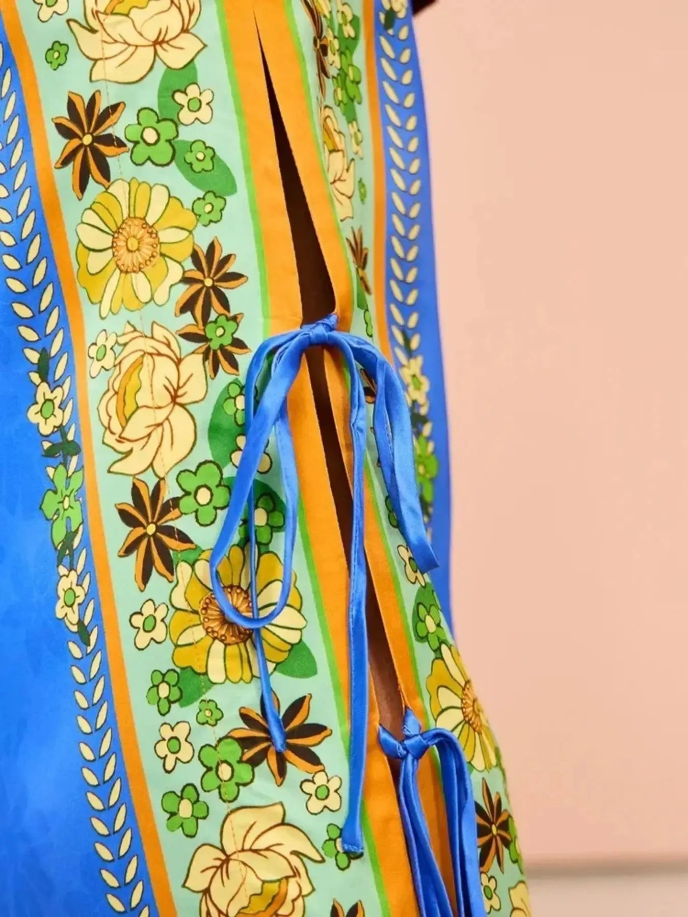 Printed Tied Maxi Cami main image 0