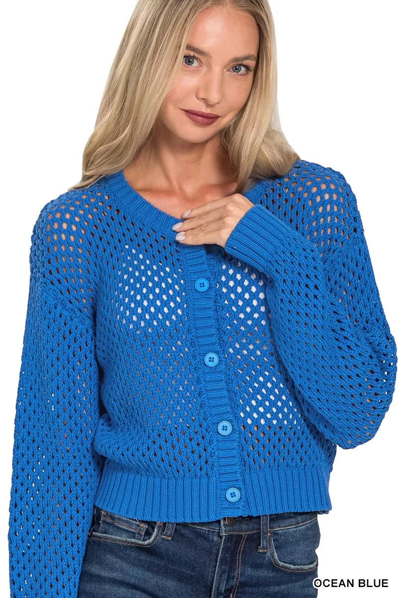 Pull Long à Boutons Zenana Outfitters - Noir - Taille L - Occasion Bon état