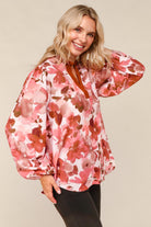 On Blossom Lane Floral Blouse - Charming Charlie