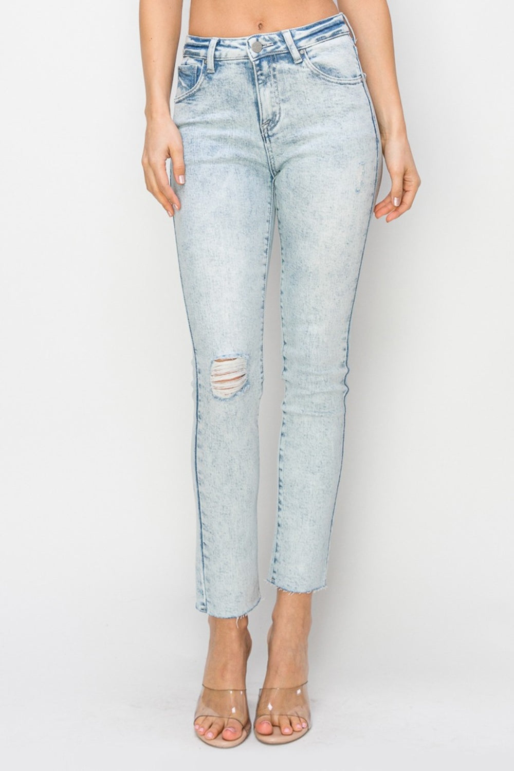 Distressed High Rise Super hot Skinny Jeans