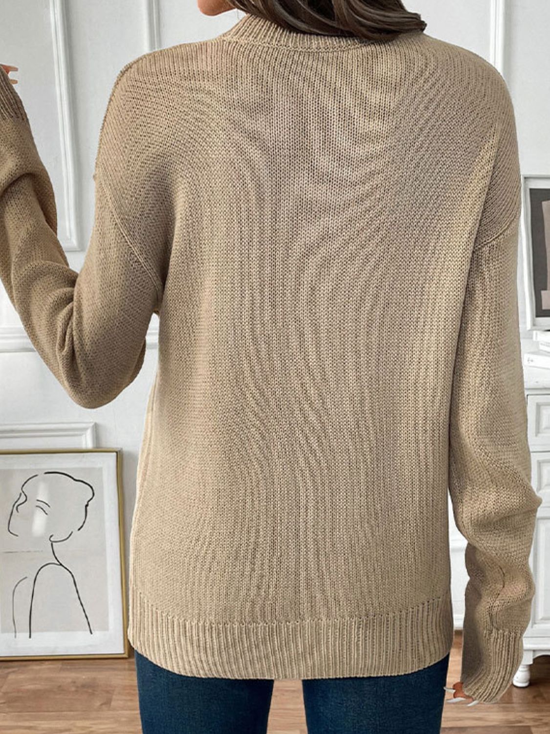 Drawer SPRING アイレットロングスリーブニット Oregon Spring Cardigan – Virtual Yarns