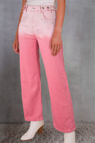 Rhinestone Gradient Straight Jeans - Charming Charlie